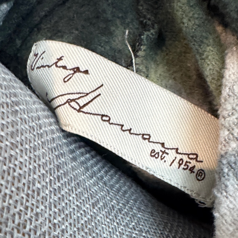 Vintage Havana Tie-Dye Pullover Hoodie in Black,Green,Cream & Rust Brown Size -M - Picture 2 of 16